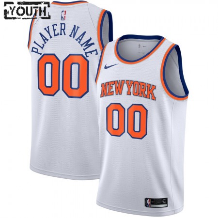 Maillot Basket New York Knicks Personnalisé 2020-21 Nike Association Edition Swingman - Enfant